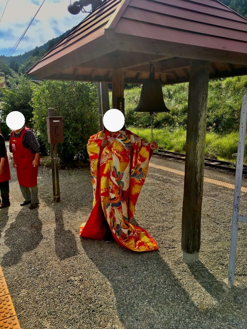 真幸駅周辺で着付けをした旅行の思い出